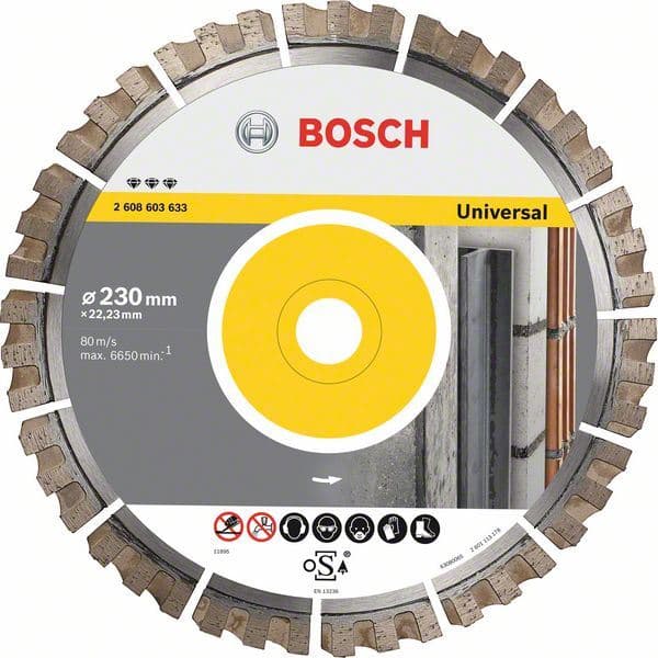 Dijamantska rezna ploča Best for Universal Bosch 2608603635, 300 x 25,40 x 2,8 x 15 mm