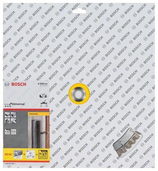 Dijamantska rezna ploča Best for Universal Bosch 2608603636, 350 x 20/25,40 x 3,3 x 15 mm