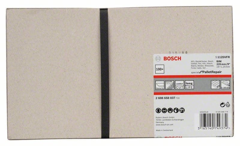 List univerzalne testere S 1125 VFR Bosch 2608658037, Special za Pallet Repair - slika 2