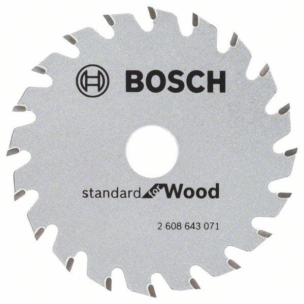 List kružne testere Optiline Wood 85 x 15 x 1,1 mm, 20 Bosch 2608643071, 85 x 15 x 1,1 mm, 20 - slika 2