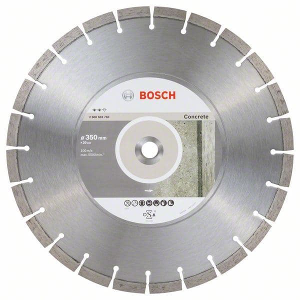 Dijamantska rezna ploča Expert for Concrete Bosch 2608603760, 350 x 20,00 x 3,2 x 12 mm - slika 2