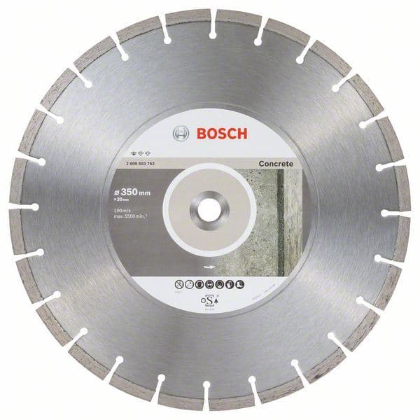 Dijamantska rezna ploča Standard for Concrete Bosch 2608603763, 350 x 20,00 x 2,8 x 10 mm - slika 2