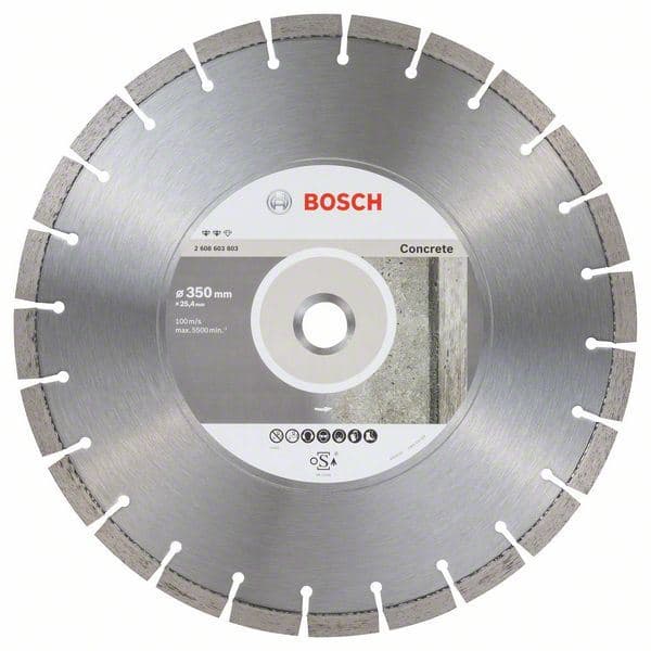 Dijamantska rezna ploča Expert for Concrete Bosch 2608603803, 350 x 25,40 x 3,2 x 12 mm - slika 2