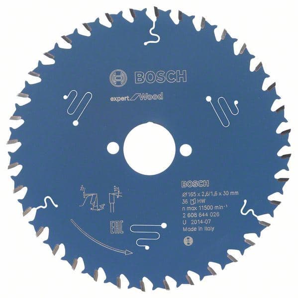 List kružne testere Expert for Wood Bosch 2608644026, 165 x 30 x 2,6 mm, 36 - slika 2