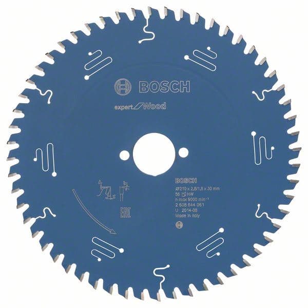 List kružne testere Expert for Wood Bosch 2608644061, 210 x 30 x 2,8 mm, 56 - slika 2