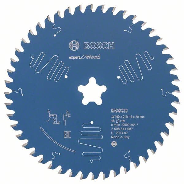 List kružne testere Expert for Wood Bosch 2608644087, 190 x 2,4 mm, 48 - slika 2