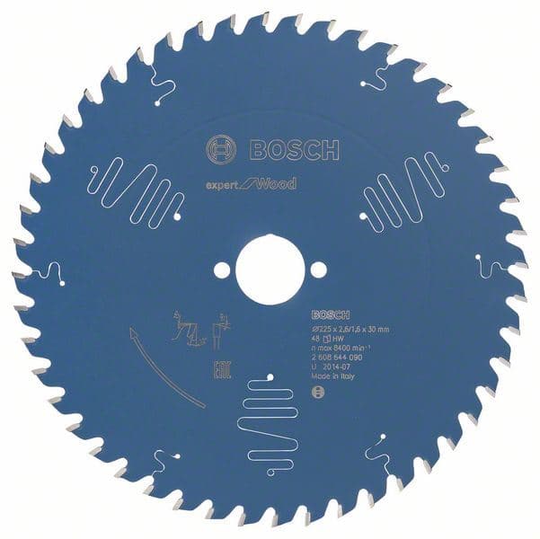 List kružne testere Expert for Wood Bosch 2608644090, 225 x 30 x 2,6 mm, 48 - slika 2