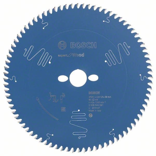 List kružne testere Expert for Wood Bosch 2608644091, 260 x 30 x 2,8 mm, 80 - slika 2