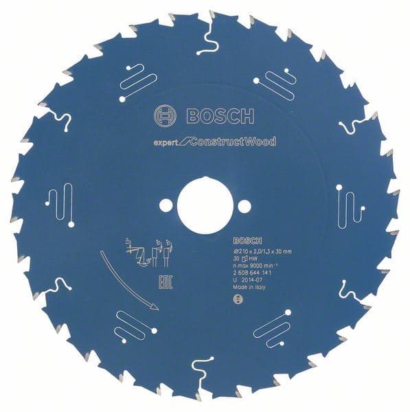 List kružne testere Expert for Construct Wood Bosch 2608644141, 210 x 30 x 2,0 mm, 30 - slika 2