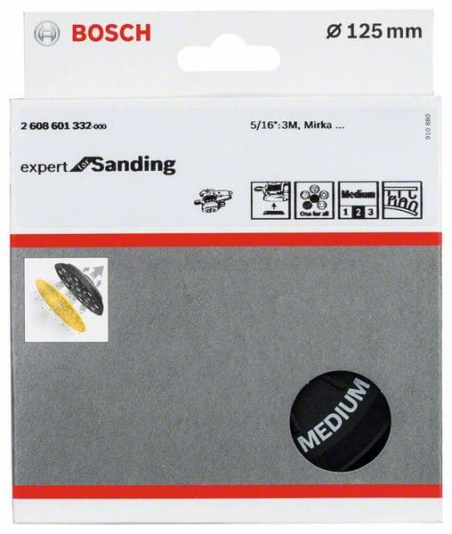 Brusni tanjir sa puno rupa Bosch 2608601332, srednji, 125 mm - slika 3