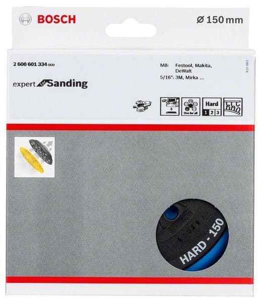 Brusni tanjir sa puno rupa Bosch 2608601334, tvrdi, 150 mm - slika 3