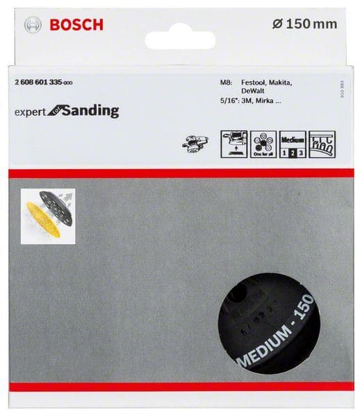 Brusni tanjir sa puno rupa Bosch 2608601335, srednji, 150 mm - slika 3