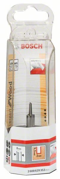 Glodalo za kanale, puni tvrdi metal Bosch 2608629353, 8 mm, D1 3 mm, L 9,5 mm, G 50,7 mm - slika 2