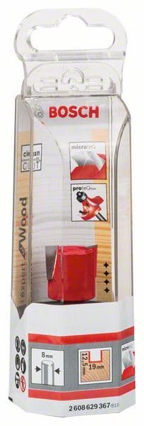 Glodala za žlebove za šarke Bosch 2608629367, 8 mm, D1 19 mm, L 12,5 mm, G 51 mm - slika 2