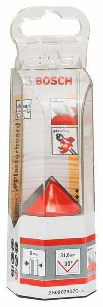 Glodala za V-kanale Bosch 2608629370, 8 mm, D 31,8 mm, L 19 mm, G 51 mm, 90° - slika 2