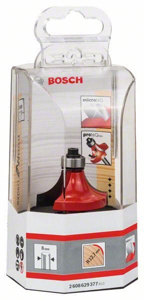 Glodalo za zaobljivanje Bosch 2608629377, 8 mm, D 38,1 mm, R1 12,7 mm, L 19 mm, G 61 mm - slika 2