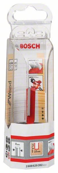 Glodala za kanale Bosch 2608629392, 8 mm, D1 10 mm, L 25,4 mm, G 62,4 mm - slika 2