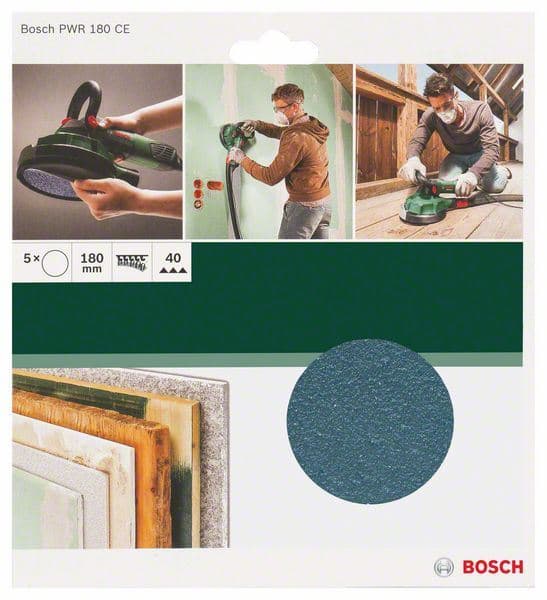 Brusni listovi PWR 180 mm K40 Bosch 2609256D36 - slika 2