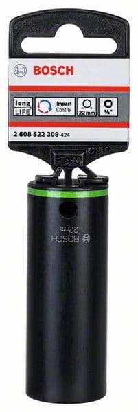 Umetak nasadnog ključa Bosch 2608522309, Širina ključa 22 mm; M 14; L 77 mm - slika 2