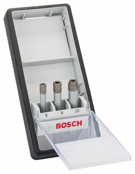 3-delni Robust Line set dijamantskih burgija Standard for Ceramic Bosch 2607017341, 6 mm; 8 mm; 10 mm - slika 2