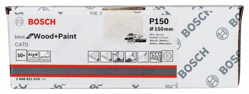 Brusni list C470, paket od 50 komada Bosch 2608621020, 150 mm, 150 - slika 2