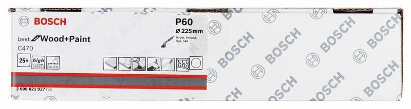 Brusni list C470, paket od 25 komada Bosch 2608621027, 225 mm, 60 - slika 2