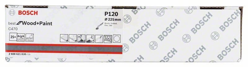 Brusni list C470, paket od 25 komada Bosch 2608621030, 225 mm, 120 - slika 2