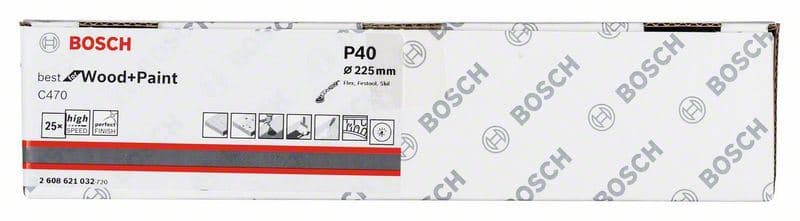 Brusni list C470, paket od 25 komada Bosch 2608621032, 225 mm, 40 - slika 2
