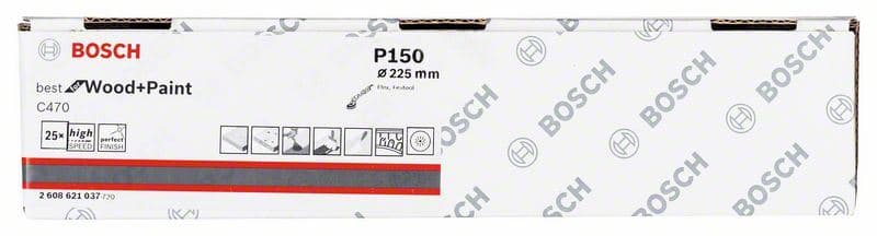 Brusni list C470, paket od 25 komada Bosch 2608621037, 225 mm, 150 - slika 2