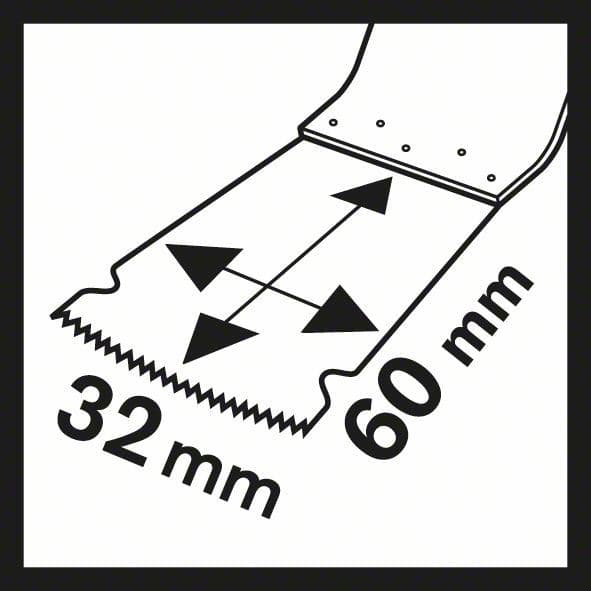 StarlockPlus HCS list testere za uranjanje PAIZ 32 EPC Wood Bosch 2609256D55 - slika 5