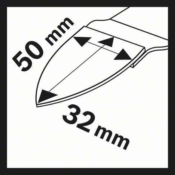 Starlock Carbide-RIFF brusni jezičak AVZ 32 RT4 Bosch 2609256D52 - slika 6