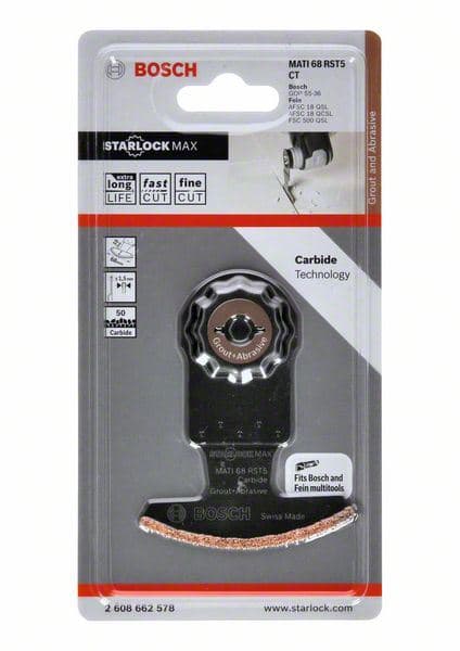 Carbide-RIFF segmentni list testere MATI 68 RST5 Bosch 2608662578, 68 x 10 mm