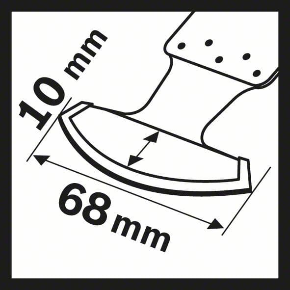 Diamant-RIFF segmentni list testere MATI 68 RSD4 Bosch 2608662581, 68 x 10 mm - slika 7