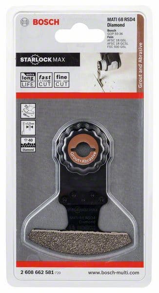 Diamant-RIFF segmentni list testere MATI 68 RSD4 Bosch 2608662581, 68 x 10 mm
