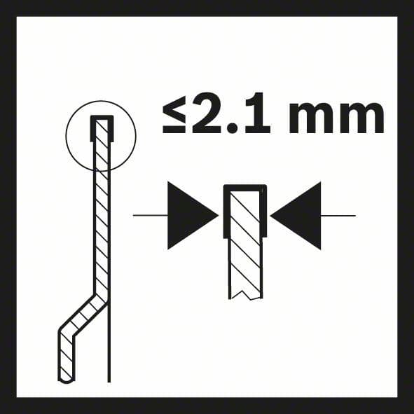 Carbide-RIFF segmentni list testere MATI 68 MT4 Bosch 2608662582, 68 x 30 mm - slika 6