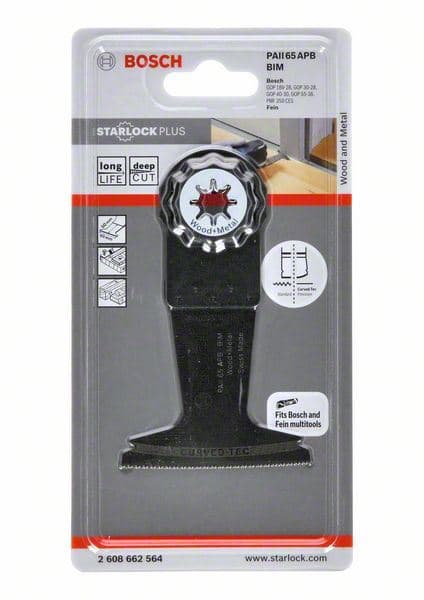 BIM list testere za uranjanje PAII 65 APB Wood and Metal Bosch 2608662564, 65 x 50 mm