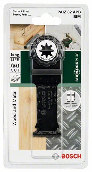 StarlockPlus BIM list testere za uranjanje PAIZ 32 APB Wood and Metal Bosch 2609256D54 - slika 2