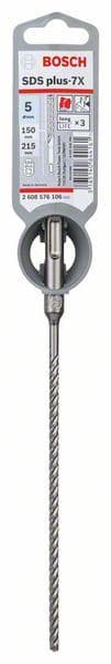 Hamer burgija SDS plus-7X Bosch 2608576106, 5 x 150 x 215 mm