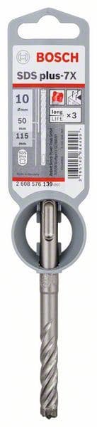 Hamer burgija SDS plus-7X Bosch 2608576139, 10 x 50 x 115 mm