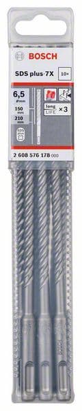 Hamer burgija SDS plus-7X Bosch 2608576178, 6,5 x 150 x 215 mm, 1 komad