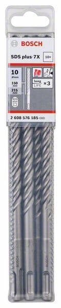 Hamer burgija SDS plus-7X Bosch 2608576185, 10 x 150 x 215 mm, 1 komad