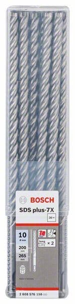 Hamer burgija SDS plus-7X Bosch 2608576198, 10 x 200 x 265 mm, 1 komad