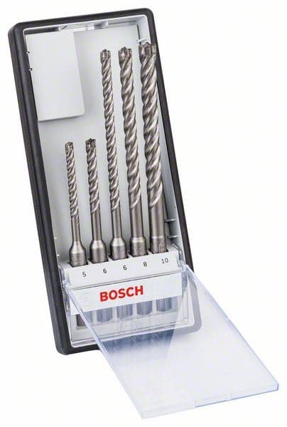 5-delni set Robust Line hamer burgija SDS plus-7X Bosch 2608576199, 5; 6; 6; 8; 10 mm - slika 2