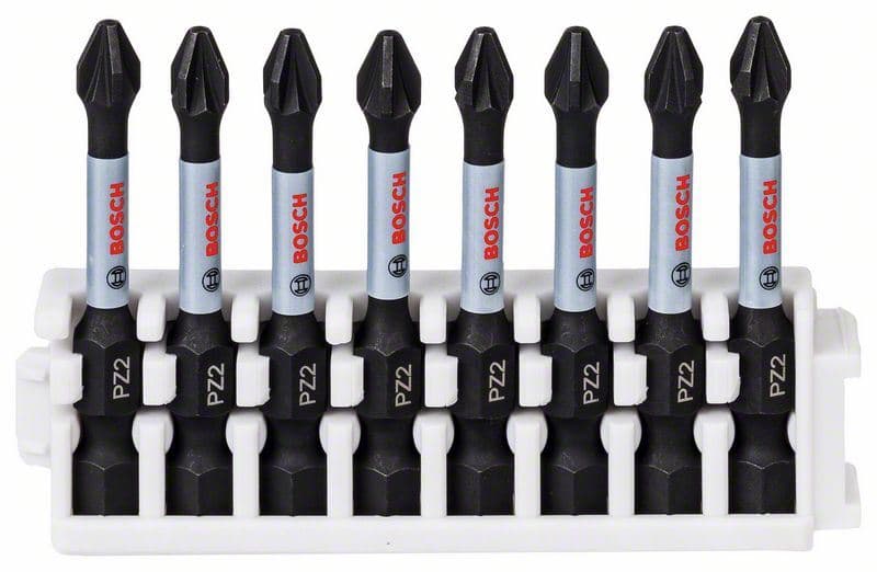 Pakovanje Impact Control nastavaka za odvrtače, 8-delno, 8xPZ2 Bosch 2608522331