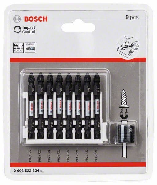Impact Control set bitova odvrtača , 9-delni Bosch 2608522334 - slika 2