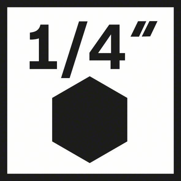 HSS spiralna burgija sa šestostranim prihvatom 2,5mm Bosch 2608577047, 2.5 x 30 x 69 mm - slika 6