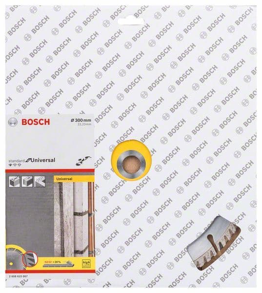 Dijamantska rezna ploča Standard for Universal 300x22,23 Bosch 2608615067, 300x22.23x3.3x10mm