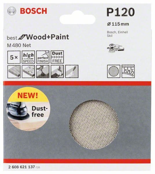 Brusni list Bosch 2608621137, 115 mm, 120 - slika 2