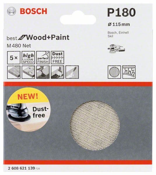 Brusni list Bosch 2608621139, 115 mm, 180 - slika 2