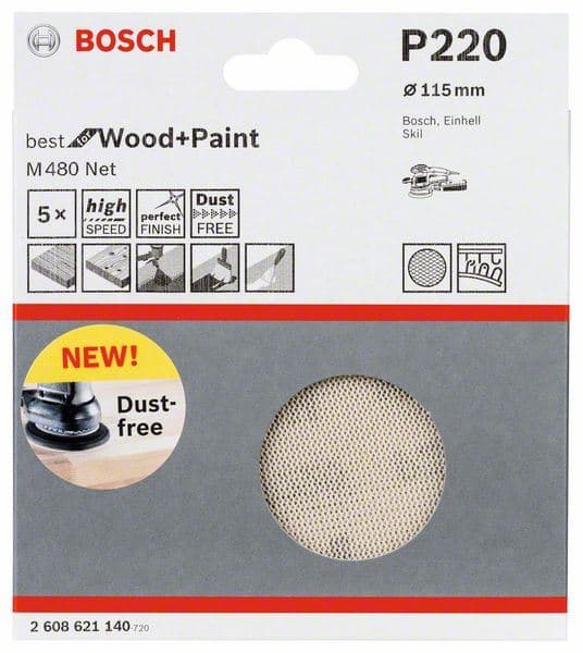 Brusni list Bosch 2608621140, 115 mm, 220 - slika 2